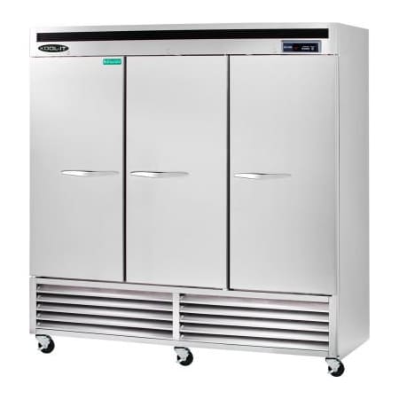 Mvp Group Corporation Kool-It Reach-In Refrigerator 72 Cu. Ft. Silver KBSR-3